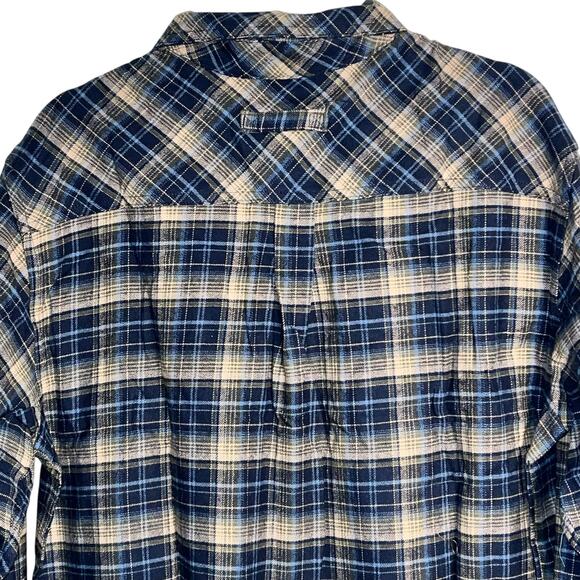 Legendary Whitetails Men’s Plaid Flannel Shirt Size Large Midnight Blue NWT - Picture 4 of 8